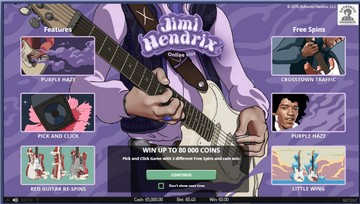 jimi Hendrix slot