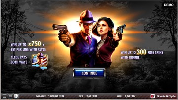 bonnie and clyde slot
